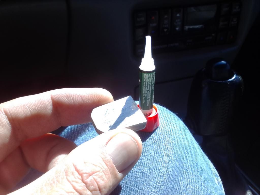 rear view mirror fell off repair.